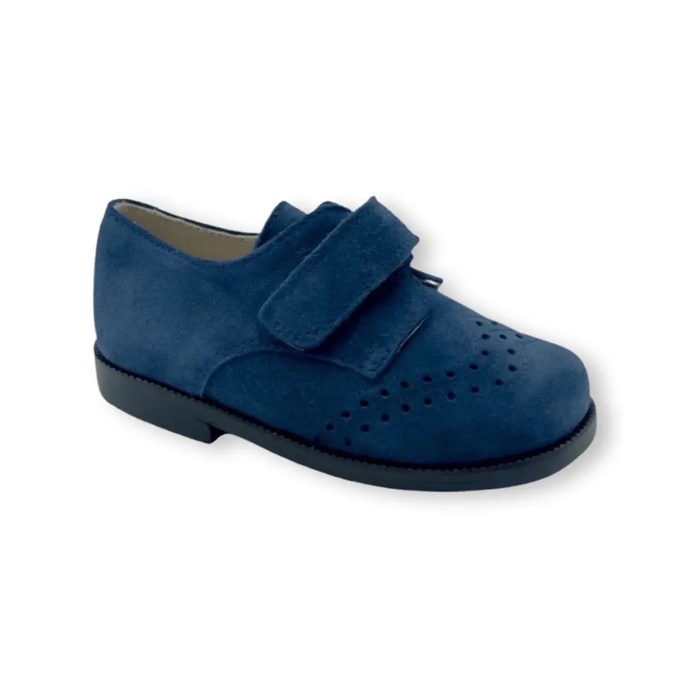 Navy Suede Dress Shoes